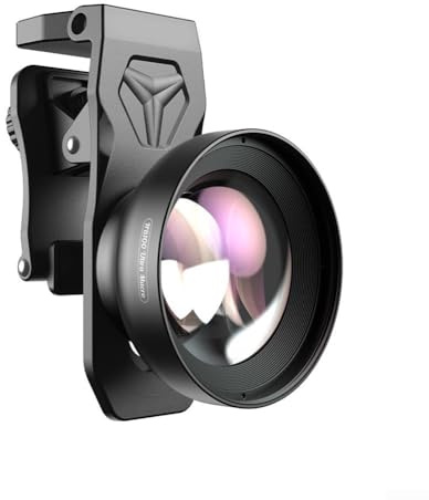 ZAMETTER Objectif macro pour téléphone portable 50-110 mm professionnel portable téléphone portable téléobjectif macro objectif grand angle objectif caméra HD pour bijoux photographie gros plan