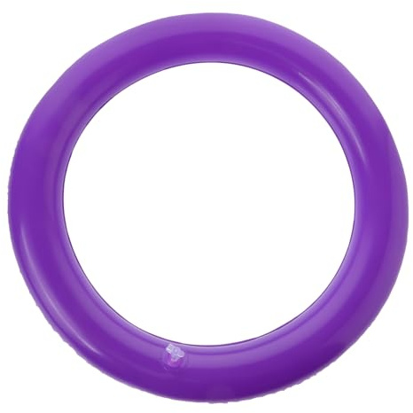 HONITANO Befestigungsring für Yogaball Runder Ständer aus PVC Lila | Stabiler Yogaballhalter, Fixierring Design für Workout und Exercise, Leicht zu Reinigen