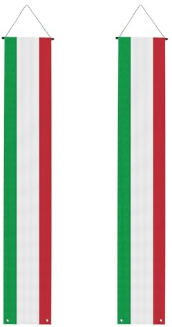 Italy Flag Print Door Banners,Indoor Outdoor Decorative Hanging Banners For Parties And Celebrations