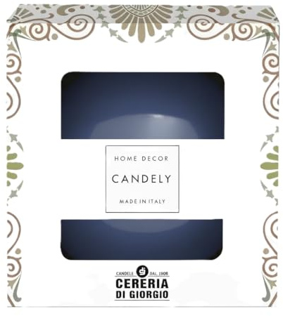 Cereria Di Giorgio - Candela Sfera laccata - Ø 10 cm - Blu Dusk