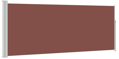 Gecheer Tenda da Sole Laterale Retrattile, Schermo Ripiegabile 120x300 cm in Poliestere con Trattamento UV per Protezione da Sole e Vento, Perfetta per Balcone, Terrazzo, Giardino e Patio