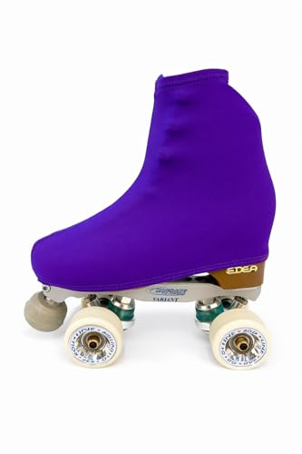 CRLSPORT Cubre patín para niña y Mujer, Funda Patin, Professional Skating, Patinaje Hielo,artístico o en línea. 180 Densidad. Talla Universal Adulto y niños. Color Lila Oscuro
