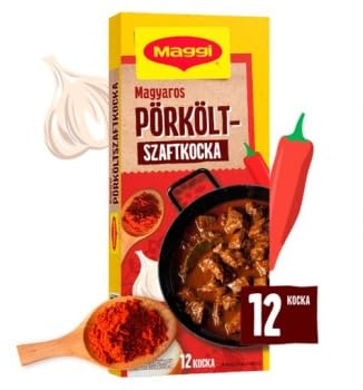 Pörkölt szaft kocka, 120g Packung - (Gewürzwürfel für Gulaschsoße)