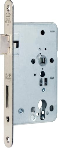 BKS Feuerschutztürschloss B-1206 24/65/72/9mm DIN R 24mm rd