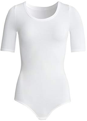 con-ta Kurzarm Body Modal, bequemer Einteiler aus Modal, 36/XS – 50/4XL