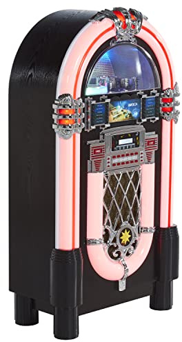 Pureline 105 Retro Bluetooth & CD Jukebox (Black)