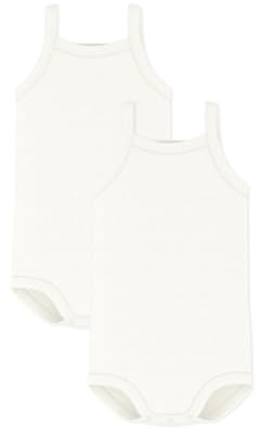 Petit Bateau A01T6, Body de Tiras Bebé-Niñas (Pack de 2), Variante 1, 18 meses