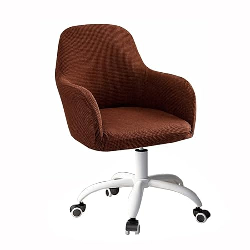 XGANGM Stretch Esszimmerstuhl Bezüge/Stuhlhussen mit Armlehnen Set 1/2/4 Büro-Stuhlhussen Hoher Rückenlehne Armlehnstuhl Hussen Samt Stuhl Abdeckung Sessel-Schutzhülle-Bezug,J,1PCS