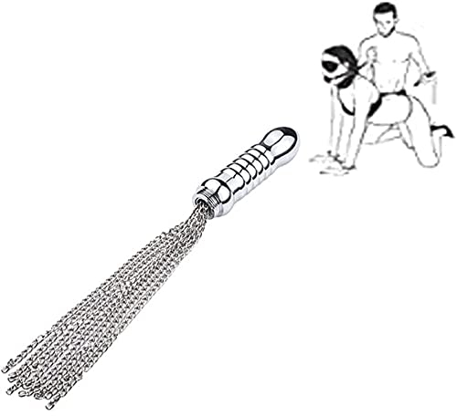Iron-Story Kit Multiuso P-Lug con Frusta a Catena in Metallo con Frange Giocattolo 3 in 1