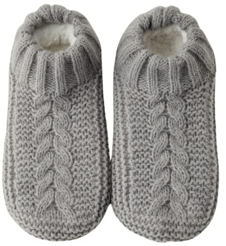 Vihir Hüttensocken Herren & Damen Winter, Rutschfeste Hausschuh Socken, Dicke Pantoffel Socken, Weiche Stoppersocken, Slipper Socken, Warme Hüttensocken Winter Weihnachtssocken Geschenk 1 Paar