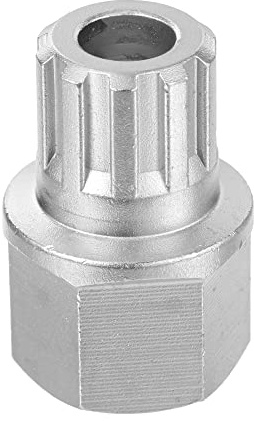 A ABSOPRO Anti Furto Dado Ruota Blocco Vite Chiave Rimozione 4PZ 55/10PT | Colore Argento, Materiale Acciaio Cromato, Per Audi, Dimensioni 20x30mm, Diametro Esterno 14mm