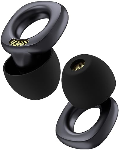 Audree Style Bouchons d'oreille pour réduction du bruit, bouchons d'oreille réutilisables haute fidélité pour concerts, musiciens, motos, étude, parent, fête, avion et sensibilité au bruit,