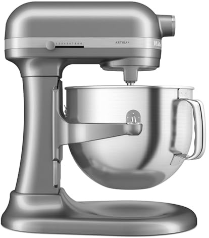 KitchenAid Artisan 6,6 L Standmixer mit Hebeschale - 5KSM70SHX (Contour Silver)
