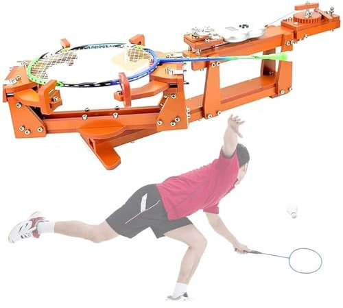 Badmintonschläger Besaitungsmaschine DIY Drahtspanner für Squash, Tennis Badmintonschläger - Einfaches DIY Rahmeneinfädelwerkzeug