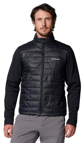 Columbia Columbia Tech Hybrid Softshell, Veste prête pour l'aventure, Résistant aux taches, Isolation écologique, Ourlet personnalisable, Design flexible - Hommes