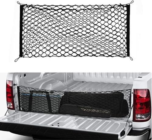 WSXCDE Auto Kofferraumnetz, für VW Tiguan 2017-2022 Hochelastisches Nylon Kofferraum Organizer Netz Elastisches Kfz Aufbewahrungsnetz Gepäcknetz,A