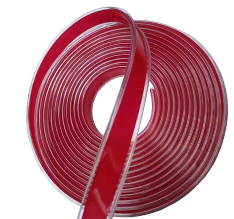 Protector de bordes de madera contrachapada transparente en forma de U, flexible, autoadhesivo, para muebles de chapa, encimera, mesa, chapa de metal, 20 mm x 20 m