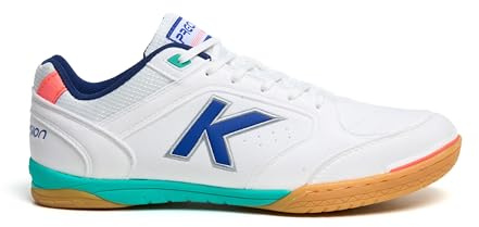 KELME Fotbollsskor för vardagsrum Precision vit, Vit aqua, 42 EU