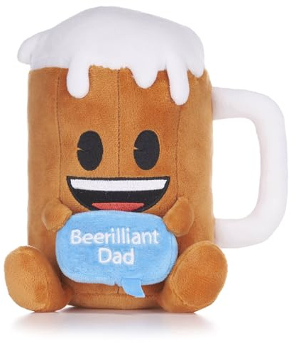 8 Emoji Beer-Illiant Dad Plush Gift
