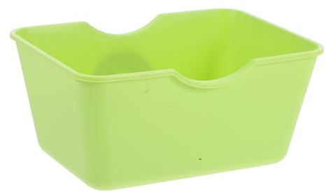 Mikikit Baño para Hámsters De Diseño Caja De Arena Espaciosa y para Roedores y Chinchillas Material De