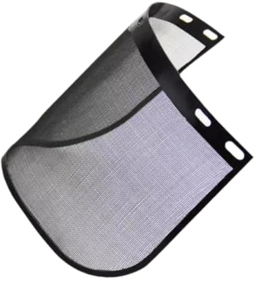 Sharplace Remplacement Du Bouclier Facial, Visière de Protection Grillagée En Méta, Rechange En Mailles En Cuivre Visor de Remplacement de Puces, pour La Coupe Du Jardinage