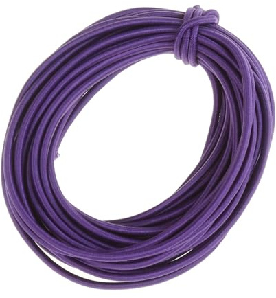 COTOWIN Cordoncino elastico rotondo, 9,1 m (viola, 3 mm)