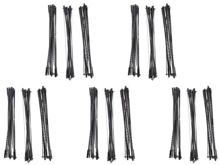 ISKDJBJG 180Pcs Scroll Saw Blades 127mm Carbon Steel Fretsaw Blades with Pin 15/18/24 Teeth Standard Fine Cut Saw Blades