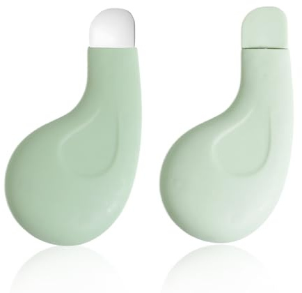 2 Pezzi Strumento per la Rimozione dei Punti Neri, Spatola per Naso, Estrattore di Pori Deep Clean Master, Raschietto per il Viso Delicato e Sicuro per Pelle Naso