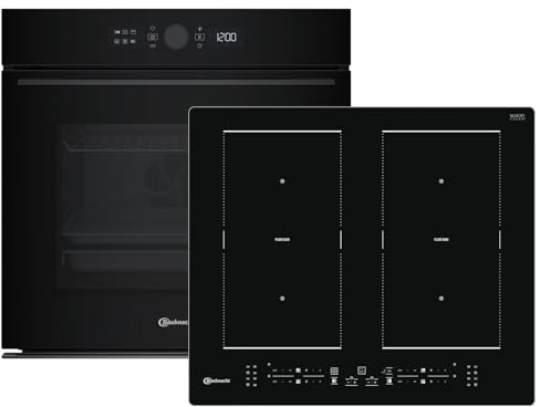 Bauknecht BAKO PYRO Set Pyrolyse Backofen BBI5S8PM1SK + Induktionskochfeld BB 8760C AL