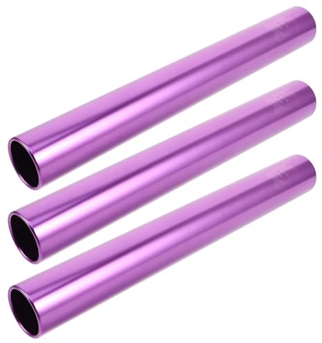 Cabilock 3 pièces Bâtons de Relais Aluminium Ultralégers pour Sprint et Courses Relais Alliage Robuste pour Entraînement et Compétitions Sportives Visibilité Améliorée pour Transmissions