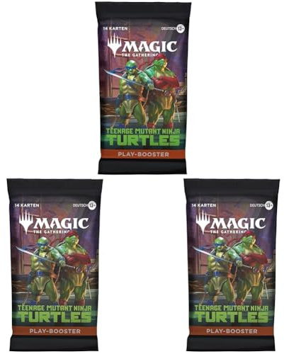 Magic: The Gathering | Teenage Mutant Ninja Turtles – Play-Booster (Deutsche Version) (Packung mit 3)