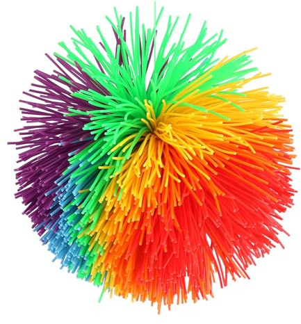 Fayelume Wuschelball, Silikon Konstruktion Stress Relief Regenbogen Bunte Sensorische Spielzeug Kugelform