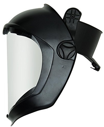 Honeywell Uvex Bionic Face Shield with Hard Had Adapter and Clear Polycarbonate Anti-Fog/Hardcoat Visor (S8515)