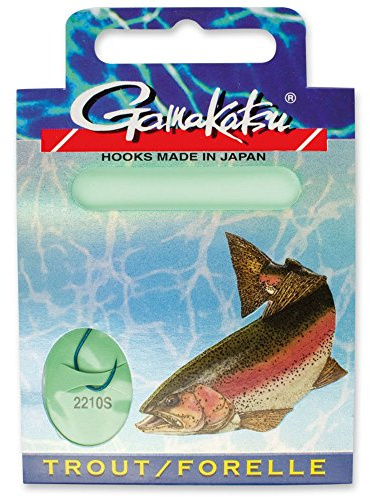 Gamakatsu Gebundene Haken BKD- 2210S Forelle, Gr. 8