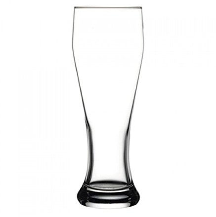 Pasabahce 42756 Vaso de Cerveza de Trigo de 0,5 l (665 ml), Juego de 6 Vasos de Cerveza, Transparentes, Aptos para lavavajillas y Resistentes, Ideal para Cerveza Blanca y Trigo de levadura