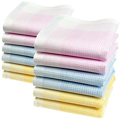 Merrysquare - Damen Taschentücher - 100% Baumwolle - 29cm x 29cm – BABETH Modell (12)