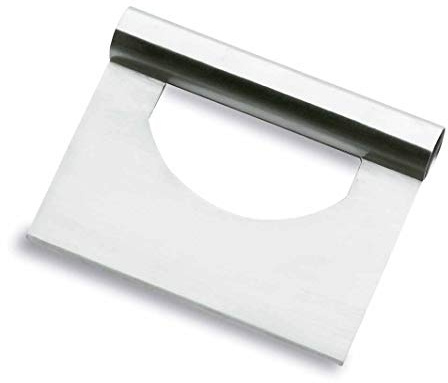 Lacor 67006 - Rasqueta Lisa Acero Inoxidable - Uso Profesional y Doméstico | En acero inoxidable, para un uso práctico y profesional en cocina; ideal para cocina profesional y uso diario en casa