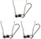 Quid Supreme Set 3 Tazas Vidrio 25cl Sodo No Apto Microondas Reciclable