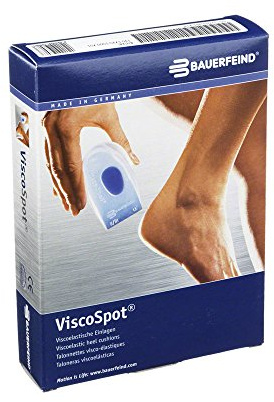 Bauerfeind 13017202000701 Viscospot Unilateral Heel Cushion, Left, Size 1, Pair