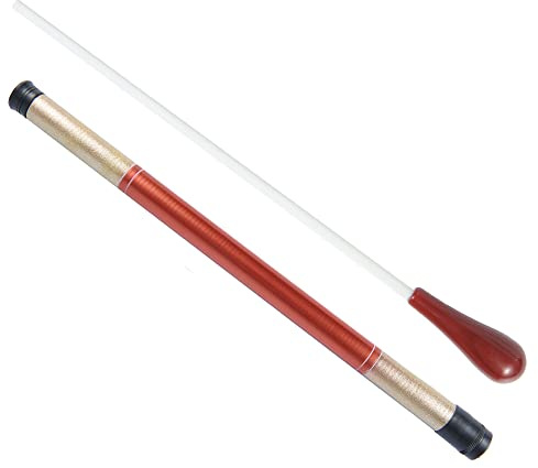 Music Baton Orchestra Baton Imitation Agate Handle Music Conducting Baton (Red Handle)