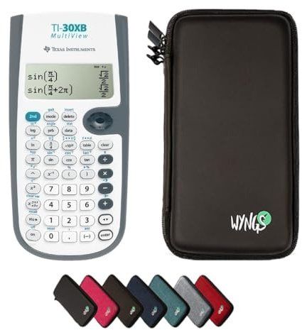 CALCUSO Ensemble de Base Noir avec Calculatrice TI-30XB MultiView