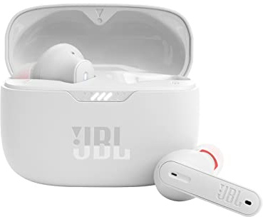 JBL Tune 230 NC TWS Cuffie In-Ear True Wireless Bluetooth, Auricolari senza Fili IPX4 con Microfono Integrato per Musica, Sport e Chiamate, Fino a 40h di Autonomia, Custodia di Ricarica, Bianco