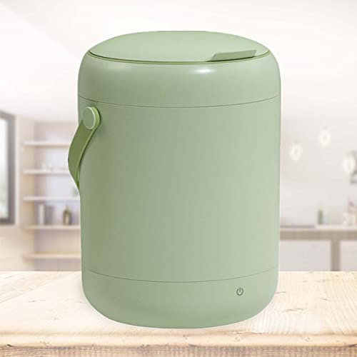 PanHuiWen Mini Lavatrice Centrifuga Mini Lavatrice Portatile per Scarpe Lavatrice A Mano Elettrica Lavatrice Mini 2.8L Antibatterico con Luce Blu,Green