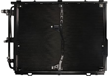 THERMOTEC KTT110275 Klimakondensator Klimaanlage Auto ohne Trockner Kompatibel mit MERCEDES-BENZ Stufenheck W124 1408300070 1408300170 1408300570