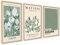 Moderne Poster Set | 3 Stück 40x50cm | Stilvolle Matisse Pastell Poster Collagen mit passenden Bilder als Wanddeko | ohne Rahmen