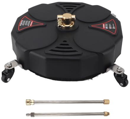 Oberflächenreiniger mit Hochdruckreiniger, 2500 PSI, Oberflächenreiniger mit Hochgeschwindigkeitswaschmaschine, 33 cm (13 Zoll), für den Garten