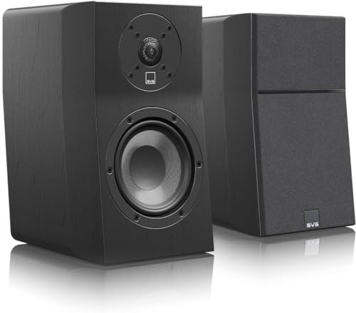 SVS Ultra Evolution Nano Bookshelf Speakers - Pair (Black Oak)
