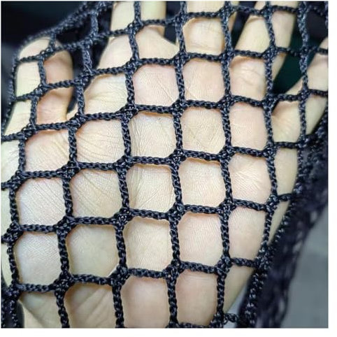 VXHCS Rope Netting Safety Netting for Balcony, 2.5cm/3mm Climbing Cargo Net for Playground Knotless Polyester Netting, Patio Fence Protection Net(2.5x3m)