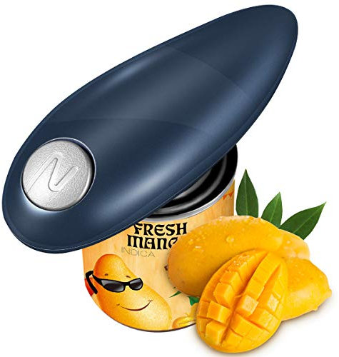 Electric Can Opener, Electric Tin Opener Hand Free, Can Openers 360° One Button Automatically Open Any Size Cans, Safe and Reliable, Kitchen Best Choice—Powerful, Safe & Easy for Cooks and Housewives