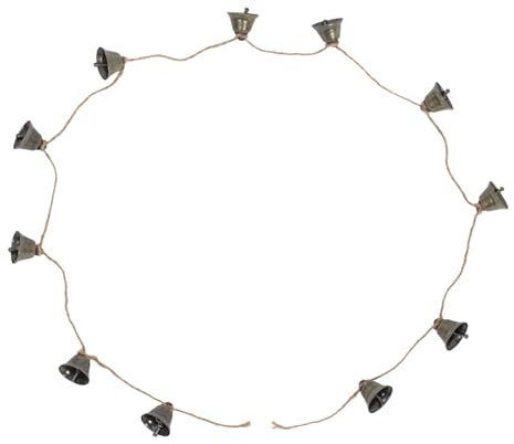 RORPOIR Vintage Kupfer Glockenanhänger Party-deko Für Innen Und Außen Leichte Umweltfreundliche Metallglocken Mit Klarem Klang Zur Festlichen Raumgestaltung